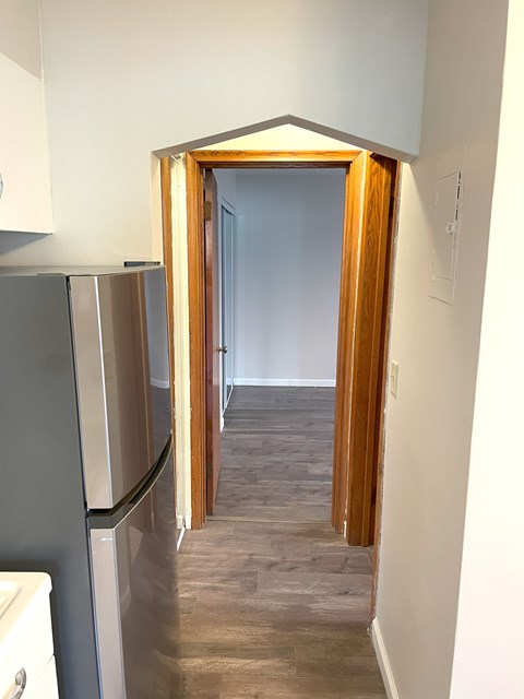 Floor plan for 2 beds, 1 bath